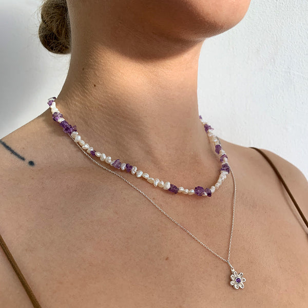 Pearl & Amethyst | Necklace