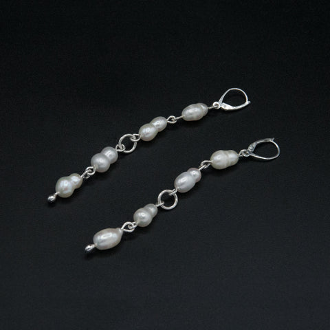 Long Nuage Pearl | Earrings