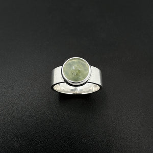 Prehnite Wide Band | Ring