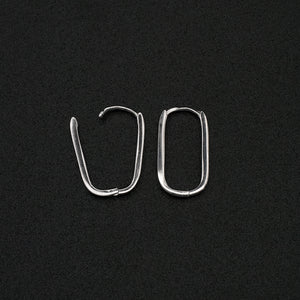 Huggie Paperclip Hoops | Earrings