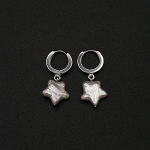 Boucles d'oreilles Perle étoile