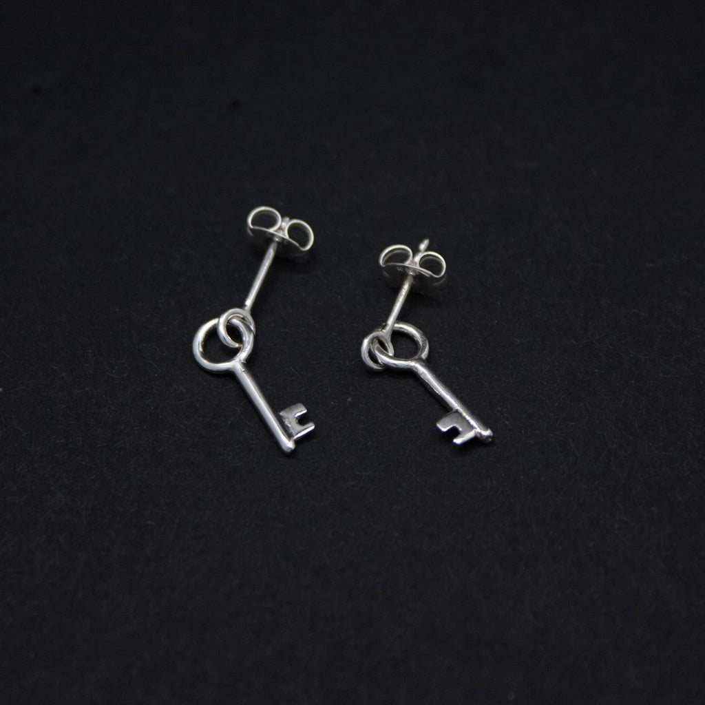 Dangle Key Studs | Earrings