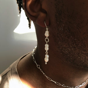 Boucles d'oreilles Nuage de perles